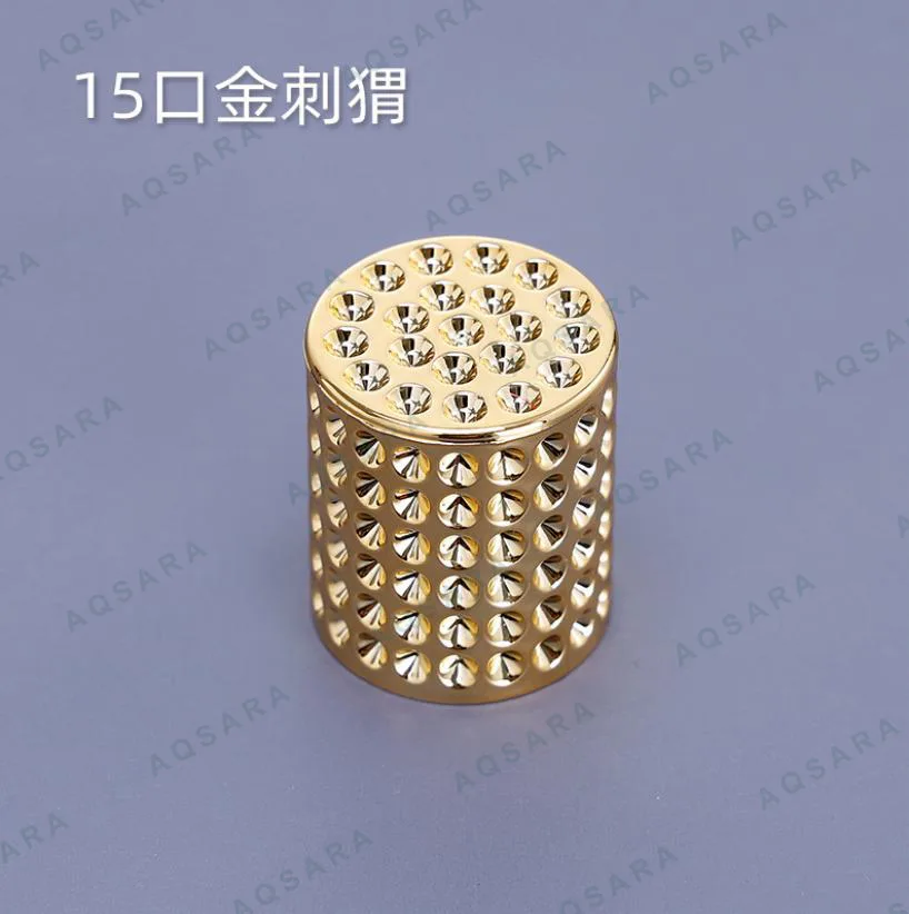 Tutup Botol leher 15 mm — gold hedgehog