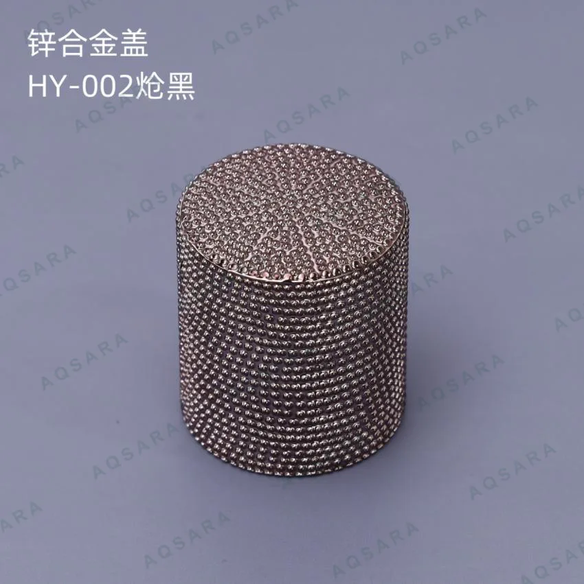 Tutup Botol leher 15 mm — HY-002 gunmetal black