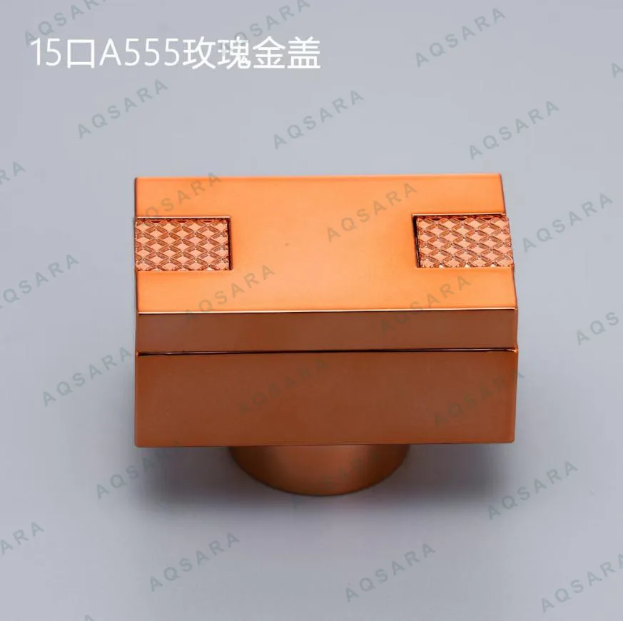 Tutup Botol leher 15 mm — rose gold cap top
