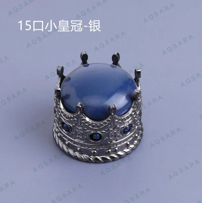 Tutup Botol leher 15 mm — small crown silver