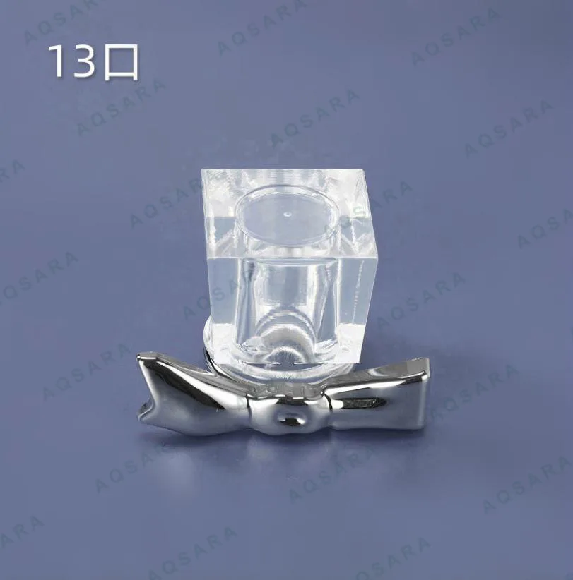 Tutup Botol leher 13 mm — small sweetheart cap silver