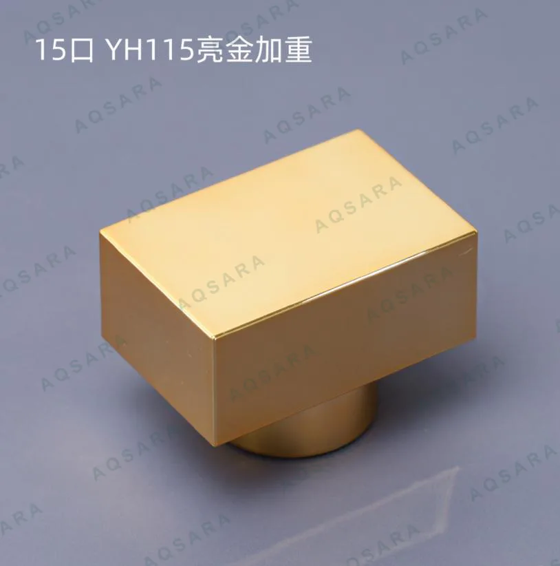 Tutup Botol leher 15 mm — YH115 glossy gold weighted