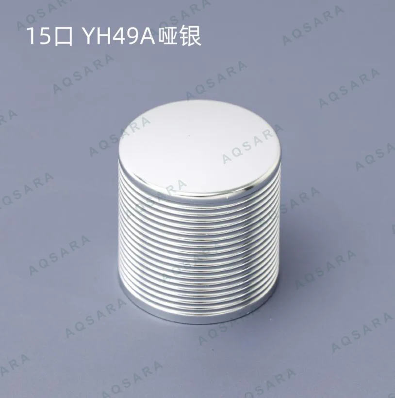 Tutup Botol leher 15 mm — YH49A matte silver