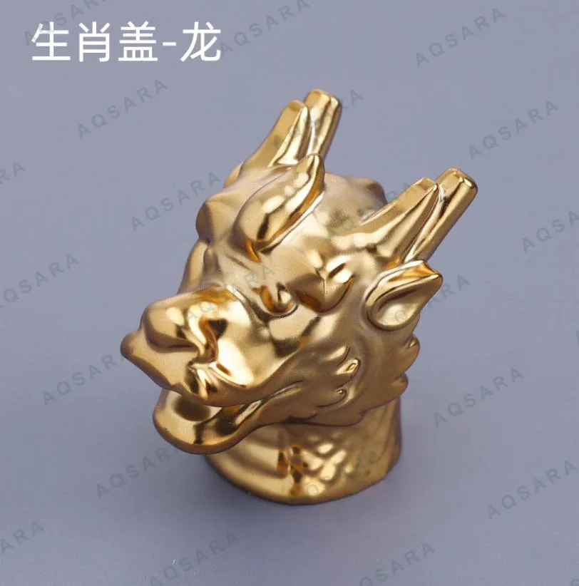 Tutup Botol leher 15 mm — zodiac cap - dragon