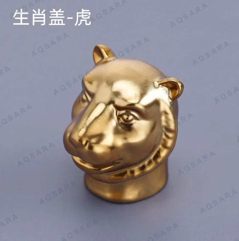 Tutup Botol leher 15 mm — zodiac cap - tiger