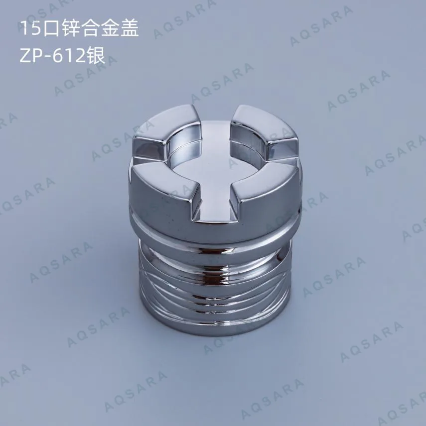 Tutup Botol leher 15 mm — ZP-612 chrome
