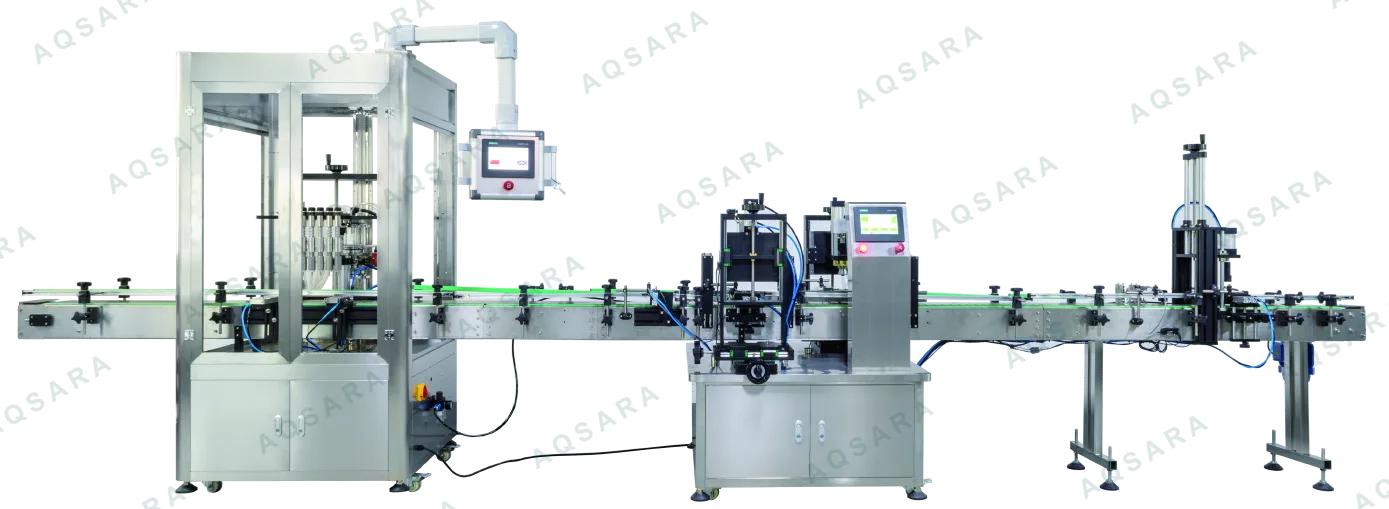 Lini Filling & Capping 6 Head — AQS-FL-6H