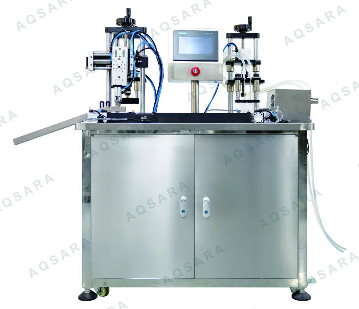 Mesin Filling & Capping untuk Sampel — AQS-FL-SMP