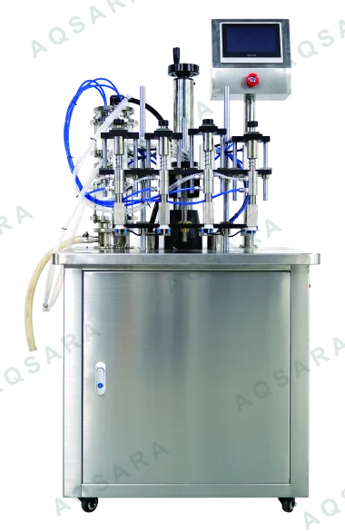 Mesin Filling Vakum Tekanan Negatif 4 Head — AQS-WT-VAC