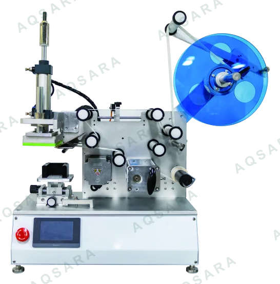 Mesin Labeling Semi-Otomatis Permukaan Datar — AQS-LB-SFL