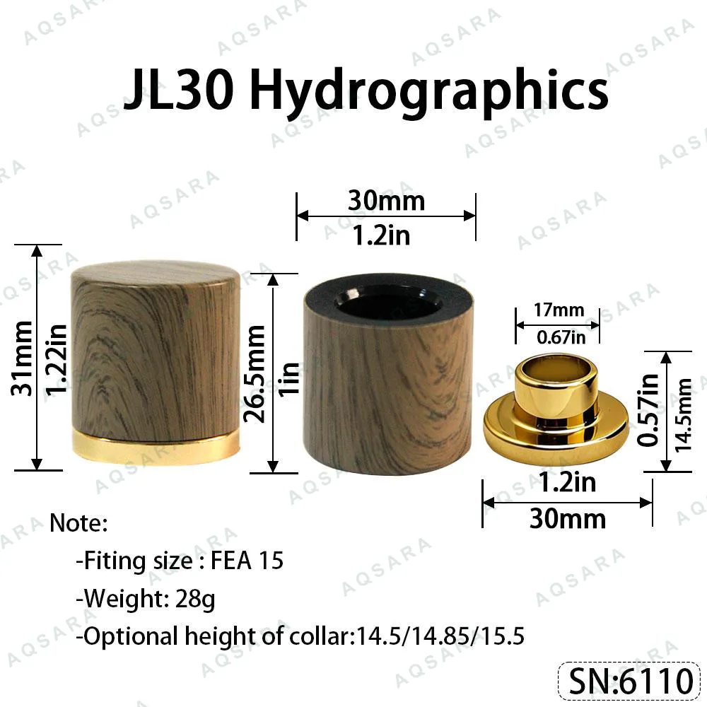 Tutup Magnetik aluminium — JL30 Magnetic Cap — Hydrographics