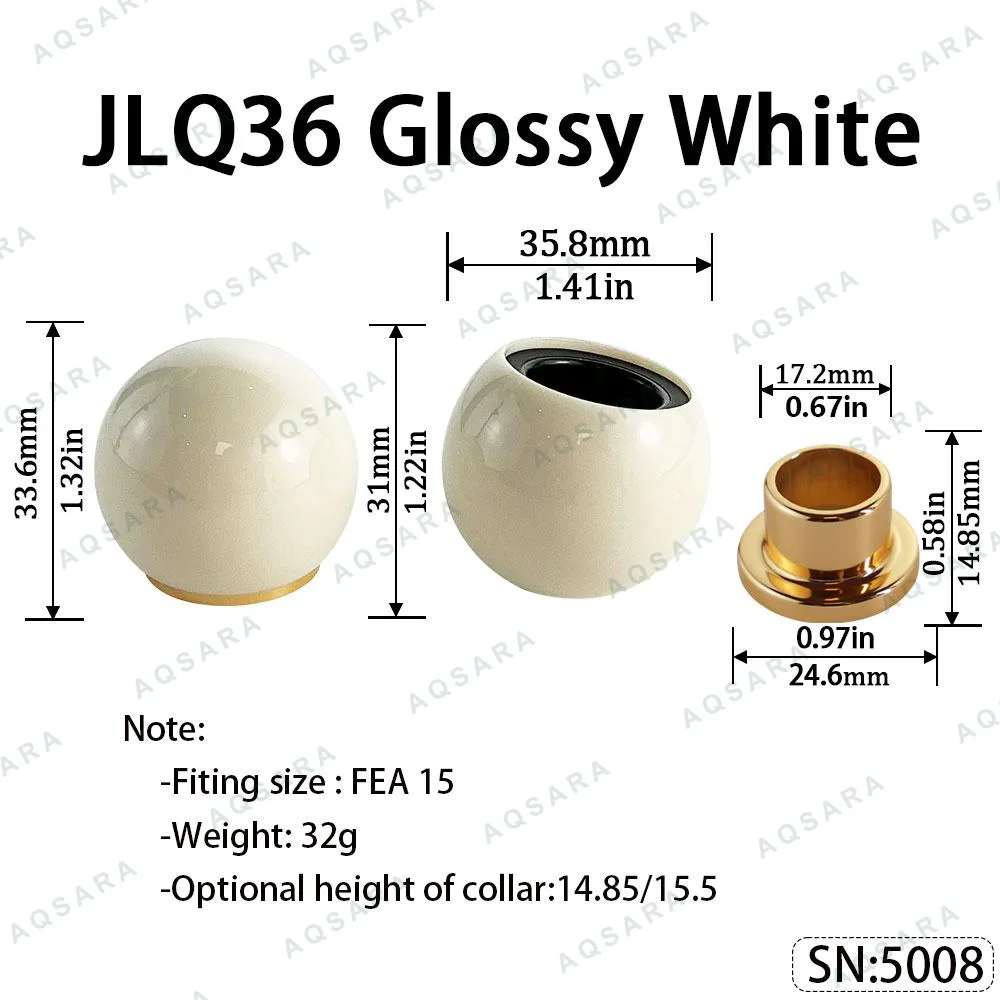 Tutup Magnetik plastik — JLQ36 Magnetic Cap — White