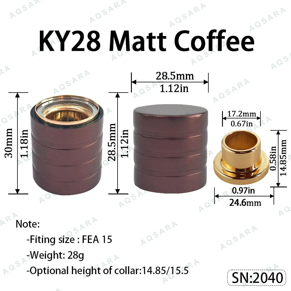 Tutup Magnetik aluminium — KY28 Magnetic Cap — Coting