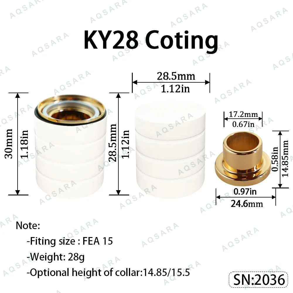 Tutup Magnetik aluminium — KY28 Magnetic Cap — Coting