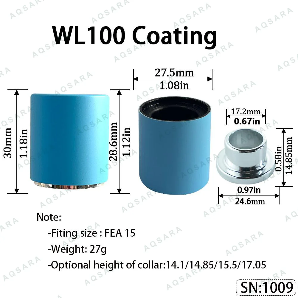 Tutup Magnetik aluminium — WL100 Magnetic Cap — Coting