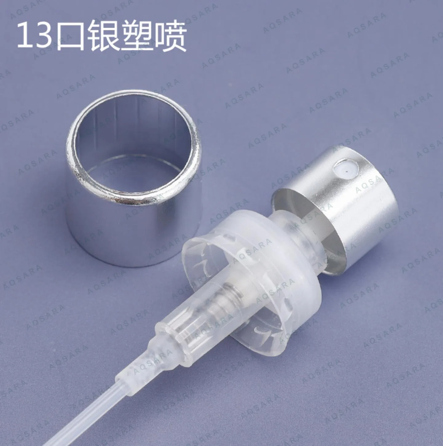 Sprayer aluminium leher 13 mm — 13 silver plastic bayonet sprayer + inner collar